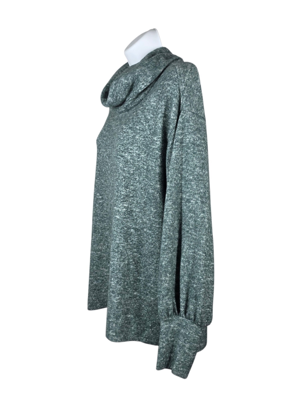 MAEVE HEATHERED COWL NECK SWEATER - Picture 2 of 8